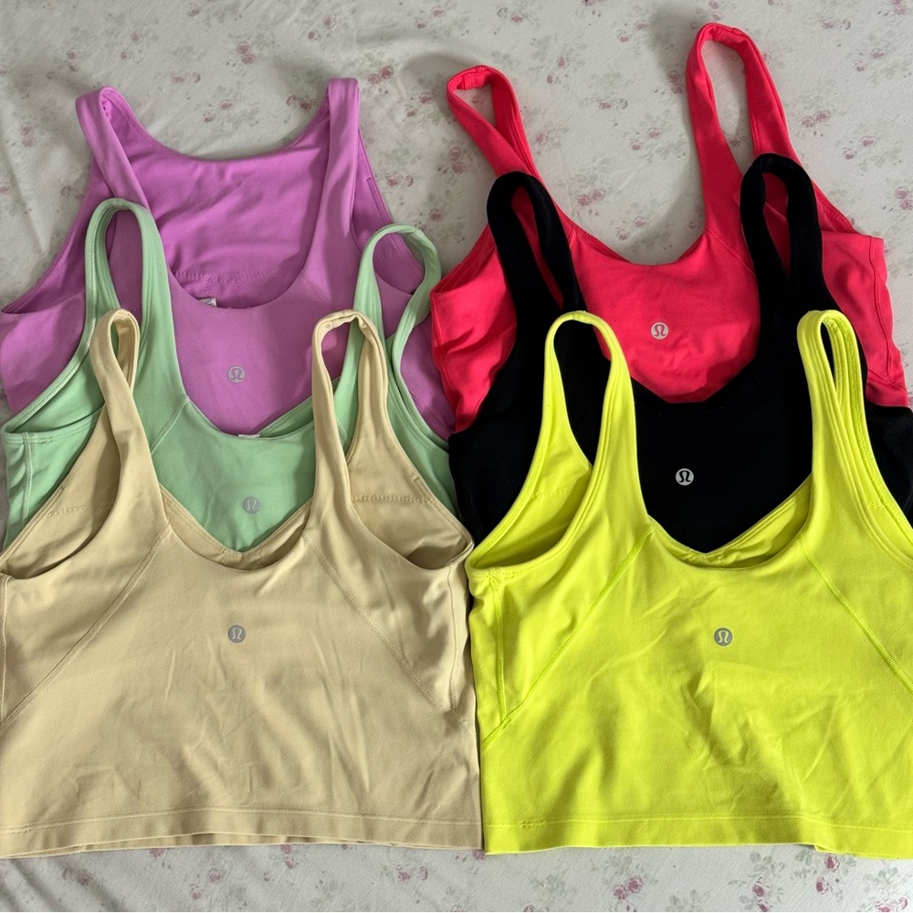 lululemon align Tank Tops - Black, Green, Yellow, Pink, Red, Beige